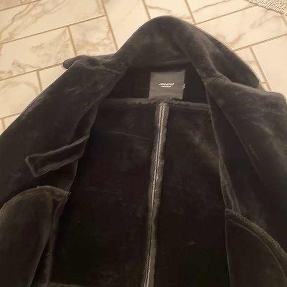 Double faced faux fur moto jacket - Picture 5 of 7